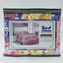 100G TWIN SIZE PRINTED BED SHEET 3-PIECE SET 8PC/CS